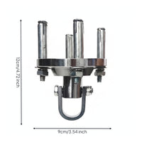 Rotating Ceiling Mount with Hook 180° Swing Overhead Mount Rustproof Swivel Hanger Indoor Outdoor for Patio