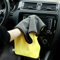 Super Absorbent Microfibre Towel and Car Drying Towel, 80/20 Polyester-Polyamide Blend, Easy Wring Towel with Bound Seams for Drying