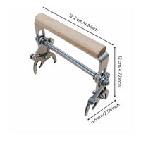 Beehive Frame Lifting Clamp Wooden Handle Apiary Tool Metal Body for Beekeepers