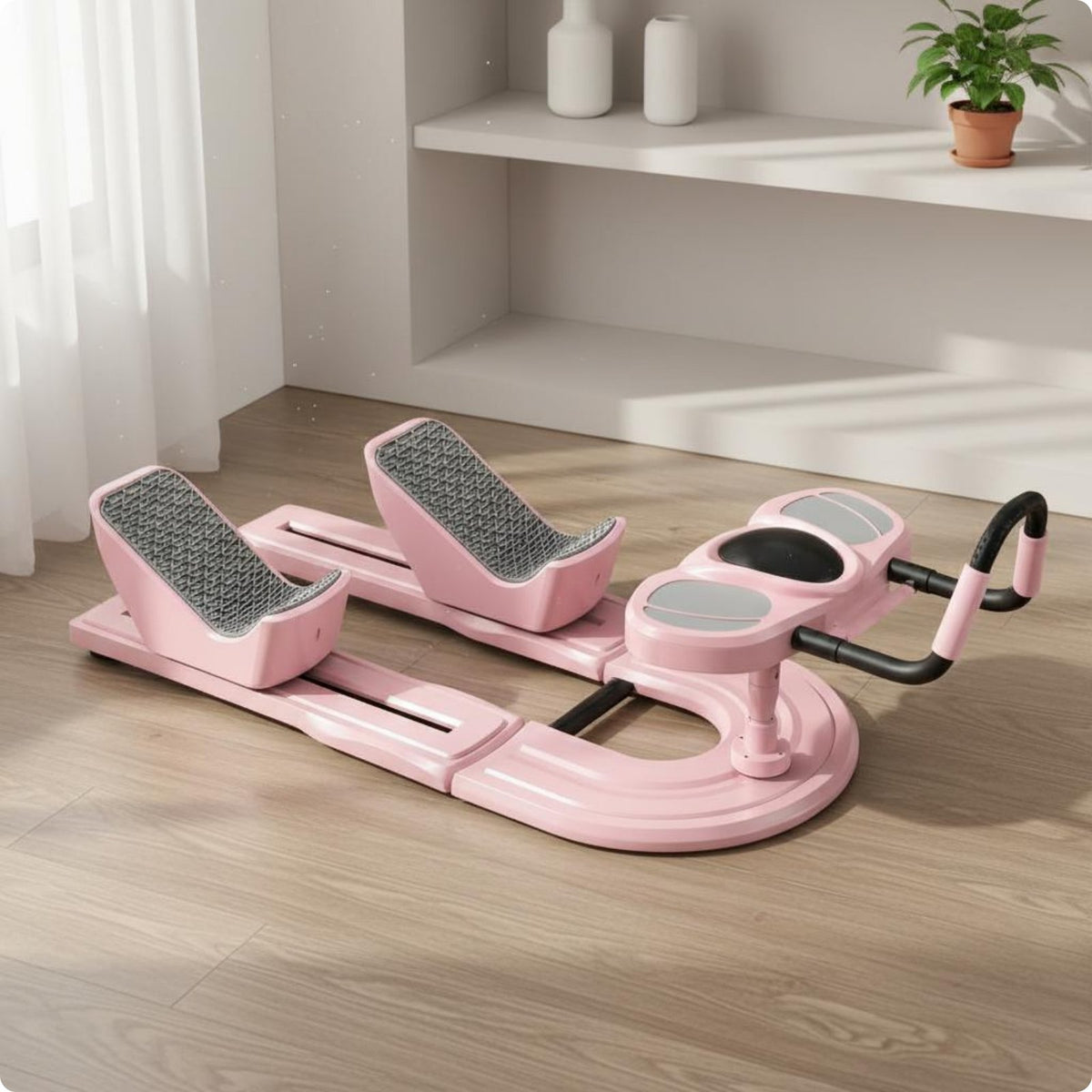Home Pilates Mid-Section Instructor Quiet Wheels Crawling Exercise Machine