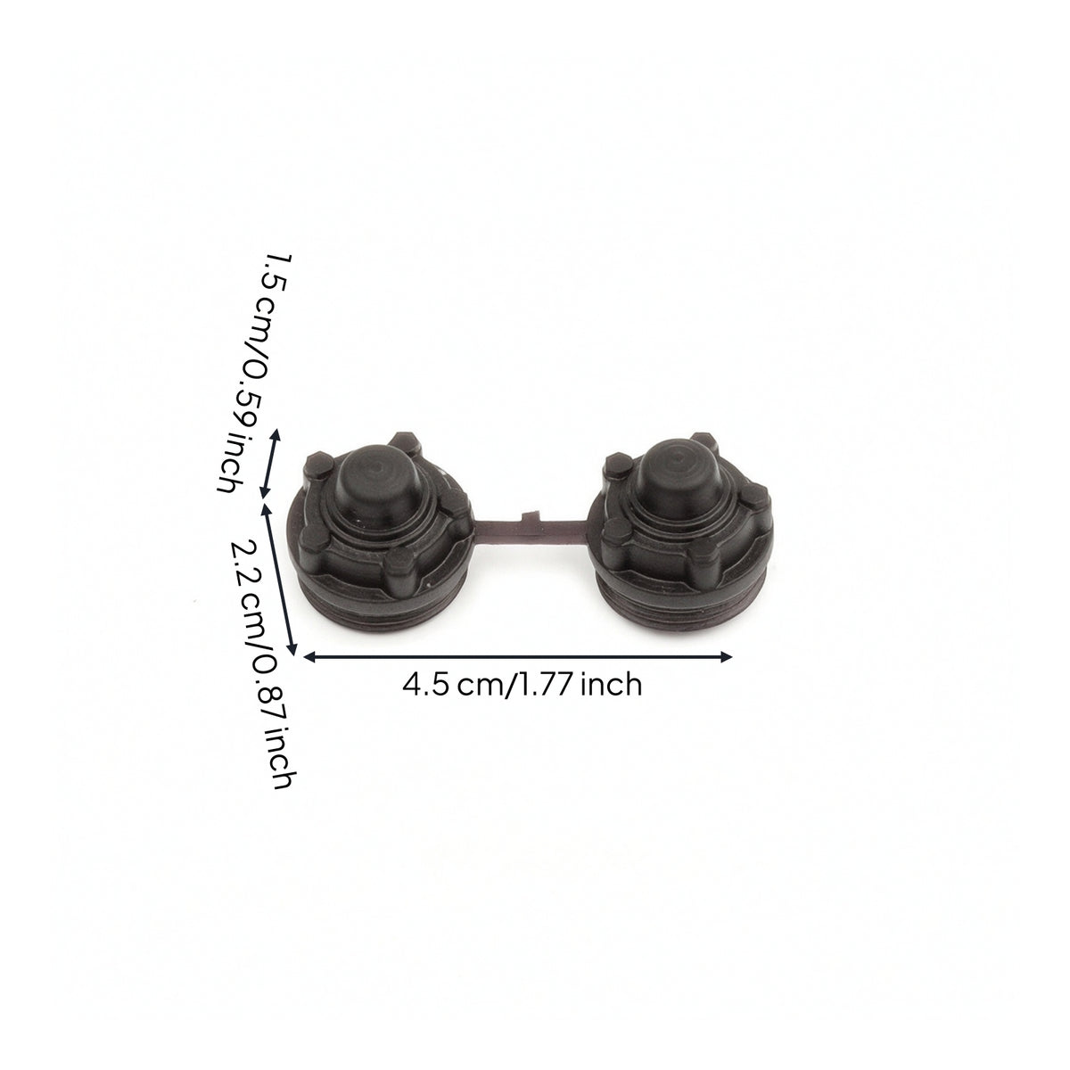 Wheel Disks with Layered Detailing Stylish RC Wheel Disks