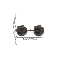 Wheel Disks with Layered Detailing Stylish RC Wheel Disks