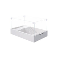 Glass Turtle Habitat with Purifier System for Home