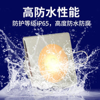 游艇316不锈钢防水天花灯LED嵌入式镜面抛光筒灯房车顶灯