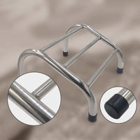 Salon Chair Footrest Replacement Stainless Steel Shampoo Chair Footrest Furniture Stable Non-Slip for Hair Stylists, Barbershops