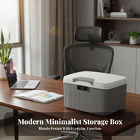 Combination Lock Safe Box Sturdy Design Combination Lock Box Stackable for Home