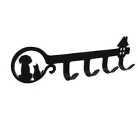 Key Hook Rack Sturdy Wall Key Holder Long-Lasting for Entryway, Office