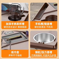 C003棋牌室麻将机茶几麻将桌旁小茶机茶水架放水杯塑料茶台茶吧