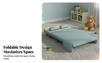 Transformable Sleeper Chair Multi-Functional Tri-Function Sleeper Armchair Fully Padded Easy to Clean for Children, Students