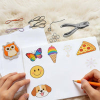 301 Pieces Great Gift Idea Shrink Plastic Sheet Kit DIY Shrink Art Film Kit Shrinkable Craft Paper Set for Crafters, Kids, Beginners, School Projects, Family Activities, Birthday Parties