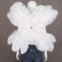 Halloween Feather Wings Carnival Costume Christmas Dress Masquerade Accessory Graduation Gift