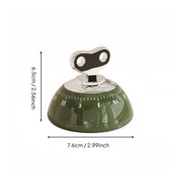 Mechanical Kitchen Timer Loud Alarm Cooking Timer Stainless Steel Casing for Kids, Students, Office
