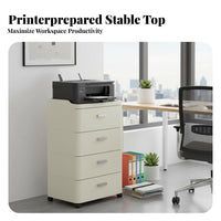 Rolling Storage Cabinet With Drawers Rolling document Cart Mobile Design