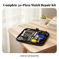 Complete Watch Repair Tool Kit | Organized Interior Layout, Watch Repair Kit, for Replacement
