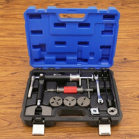 Pneumatic Brake Caliper Compression Tool Kit Air Pressure Assisted Brake Caliper Tool Set with Storage Case Left and Right Turn for Mechanics, Garage