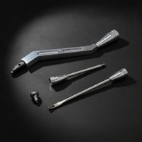 Steering Column Change Lever Dress-up Kit Polished Column Shifter Lever with Rods Hardware for Interior Restoration