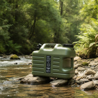 Outdoor Water Carrier with Extension Tube Food-Grade Bucket with Faucet Water Jug for Survivalists, Camping