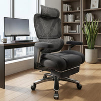 Ergonomic Mesh Office Chair Heavy-Duty High Rear Mesh Chair 4D Armrests for Tall People, Heavier Users