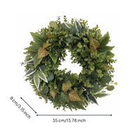 Eucalyptus Wreath Realistic Look Artificial Eucalyptus Wreath for Easter, Wall