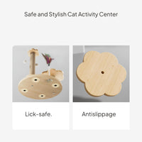 5-in-1 Cat Tree with Sisal Scratching Post and Toys