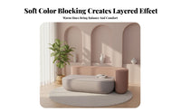 Nordic aesthetic Irregular Block Sofa Color-Blocked Design sectional Seating flexible Combination Lounge Furniture Creative Look for Interior Designers, Apartment Dwellers, Hotel Lobby, spa lounge, Office Reception Area, Living Room