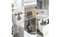 Ventilated Toilet Tank Tablet Holder Easy to Install Toilet Tablet Holder with Adjustable Hook Tooltool-Less Secure