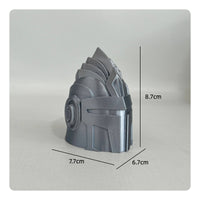 Headgear Hitch Cover Weather-Resistant Medieval Helmet Trailer Cap Quick Release Pin Tow Hitch Cover