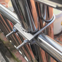 304 Stainless Steel U-Bolt Pipe Clamp with Nut, M6/M8, Various Sizes