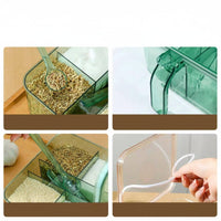 Transparent Seasoning Jar Spoon Included Sealed Condiment Container
