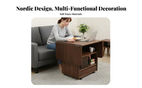 elevatingTop Coffee Table Height-Adjustable Household Furniture Multi-Functional Movable with casters for People in Small Homes