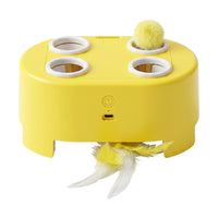 Sleek Interactive Cat Toy Automatic Electric Cat Toy Long-Lasting Lightweight for Cats