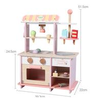 Ice Cream Shop Toy Fine Motor Skills Toy Ice Cream Counter Pretend Play Dessert Stand Playset for Girls