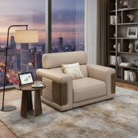 Metal Frame Accent Chair Modern Appearance and Foundation Quilted Panel Armchair Firm Density Sponge Scoil Underpinning