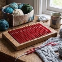 Flexible Interchangeable Circular Knitting with Case Compact Interchangeable Knitting with Case Non-Slip Engraved for Crafters