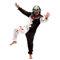 European and American Halloween Carnival Party Cos Stage Performance Costume Colorful Patchwork Polka Dot Funny Clown Jumpsuit