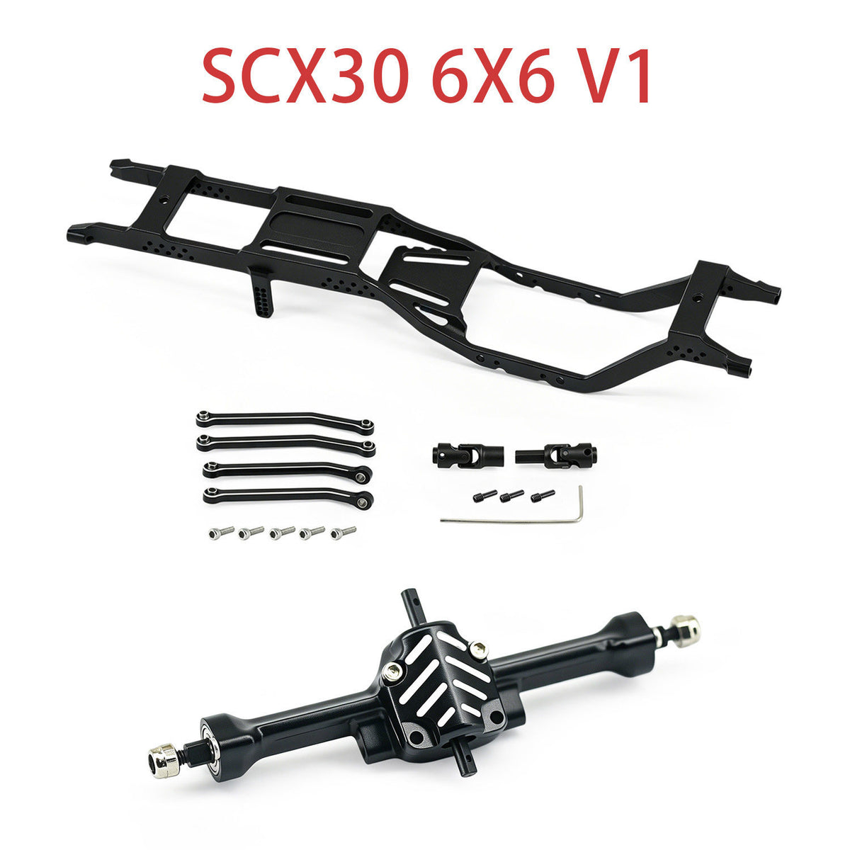Axial 1/30 SCX30 6X6 Upgrade Kit V1 for Crawler