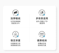 Pursuefree单双人家用加大气垫床可拆卸靠背便携懒人充气靠背床垫