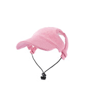 Adjustable Pet Hat Sun Protection Pet Cap with Ear Holes Outdoor for Travel