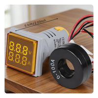 Multi-Function Voltmeter Ammeter Frequency Meter High-Brightness Display Alternating Current Digital Voltmeter Ammeter Energy Saving LED Digital Power