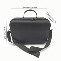 Console Case with Compartments Large Capacity Hard Case with Shoulder Strap Sturdy for Commuters
