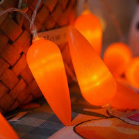 Easter Spring Decor Easter Carrot Lights Decorative Festive Atmosphere Holiday Decoration for Families, Party Planners, Indoor, Bedroom