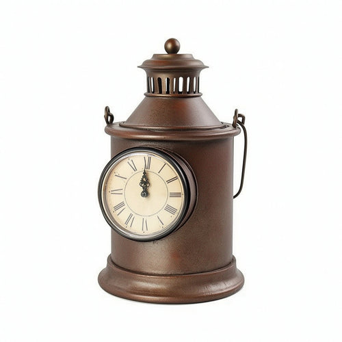 Lantern Clock Classic Ornament Industrial for Shelf