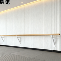 舞蹈把杆壁挂固定式专业单双层可升降压腿杆扶手舞蹈室练功房瑜伽