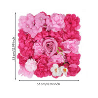 Artificial Rose Wall Panel Reusable Artificial Floral Panel Backdrop Special Occasion Decor for Wedding