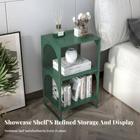 3-Tier S-Shaped Shelf Multi-Functional Side Table adaptable Use for Homeowners