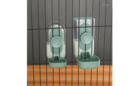 2 Pieces Cage-Mounted Feeder and Waterer Automatic-fillFed for Dog Crates, Pups
