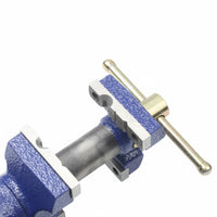 Rotating Clamp-on Bench Vise Anti-Slip Grip Hand Tool Steel Gripping Surfaces