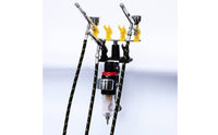 6-Slot Paint Tool Airbrush Holder Rotatable Desk Clamp Paint Tool Rack 360° Rotation for Hobby Painters, Artists, Desktop