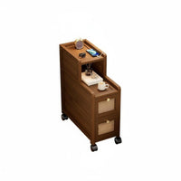 Narrow Drawer Chest Space-Saving Nightstand Minimalist design for Bedroom, Office