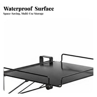Curved-Based Rolling Table Multi-Functional Household Furniture Slide-Under Base